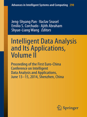 cover image of Intelligent Data analysis and its Applications, Volume II